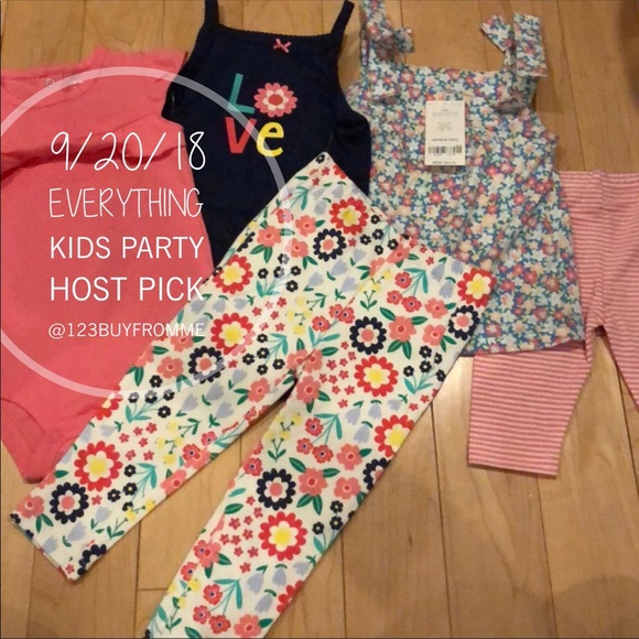 Carter's Other - 5 items! 3 shirts and 2 pants! 12 months